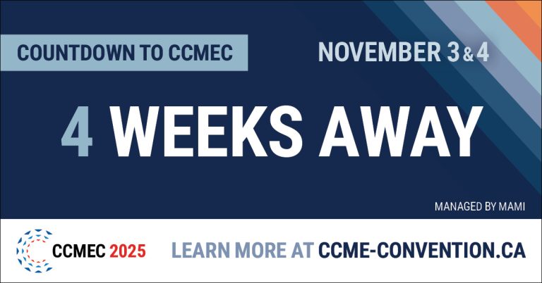 CCMEC 2025 is Only 4 Weeks Away